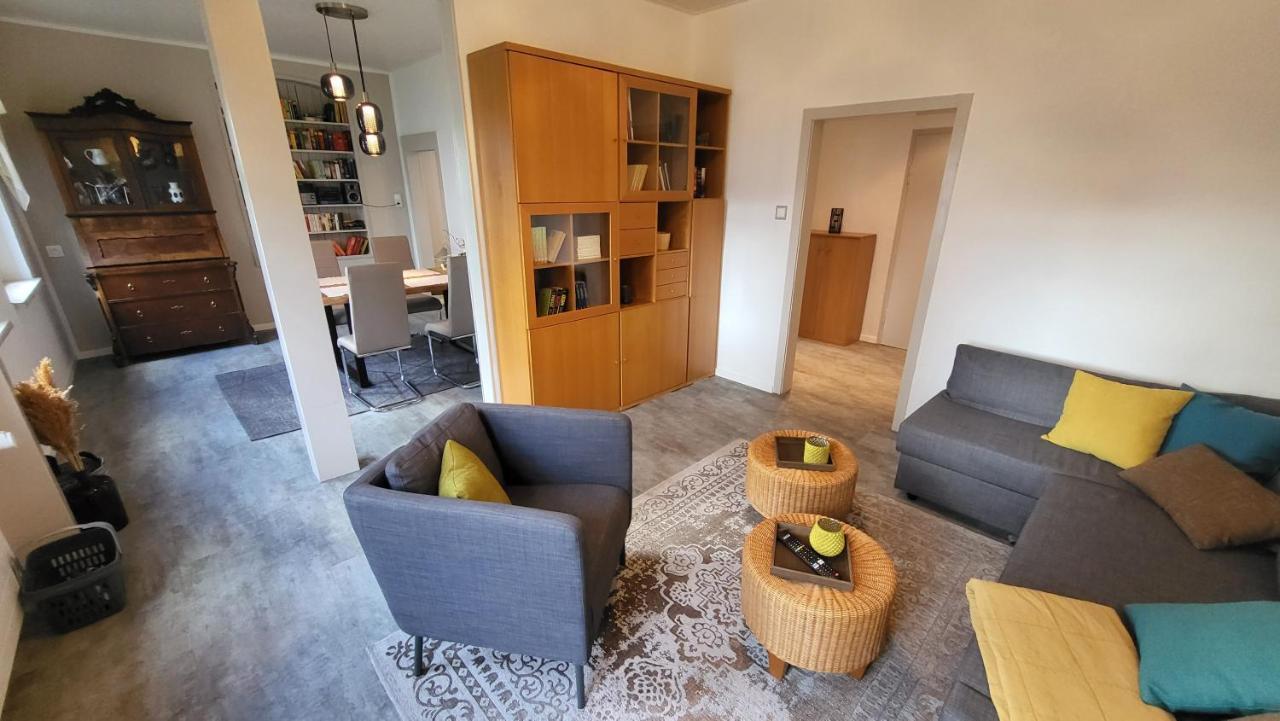 Apartments Am Saalebogen Mit Gartenterrasse, Grillkamin, Freie Parkplaetze Rudolstadt Exteriör bild
