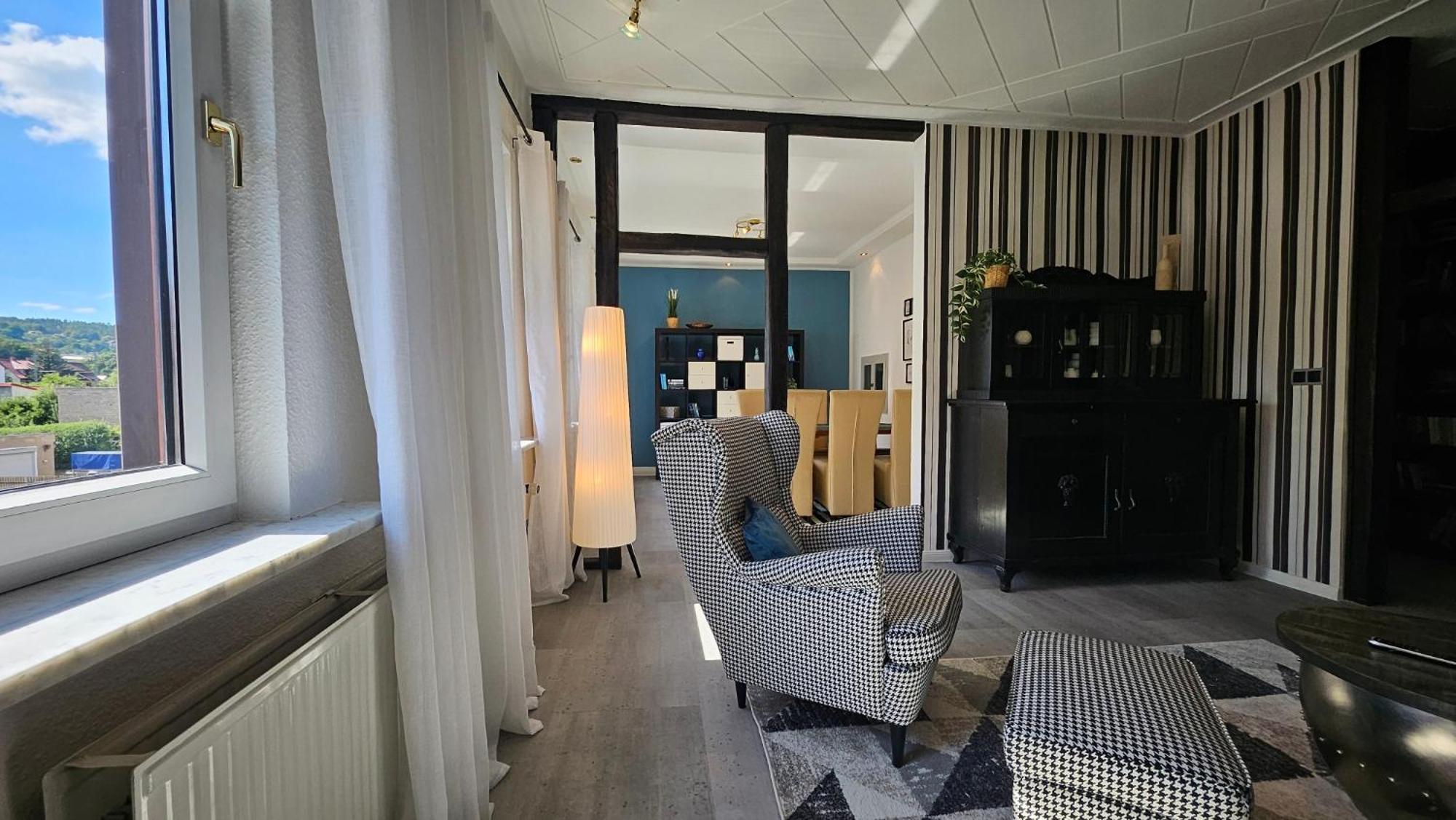 Apartments Am Saalebogen Mit Gartenterrasse, Grillkamin, Freie Parkplaetze Rudolstadt Exteriör bild